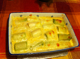 prei-gratin combineert goed met de ovenschotel met zoetel aardappel en winterpeen. Deze gerechten kunnen ook samen in de oven.